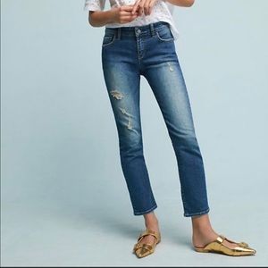 Anthro Pilcro Slim Straight Jean 27